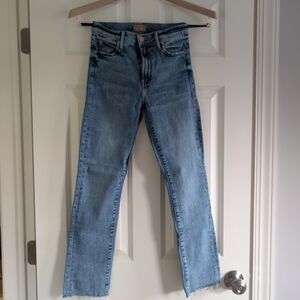 MOTHER High Rise Women Jeans - Light Blue